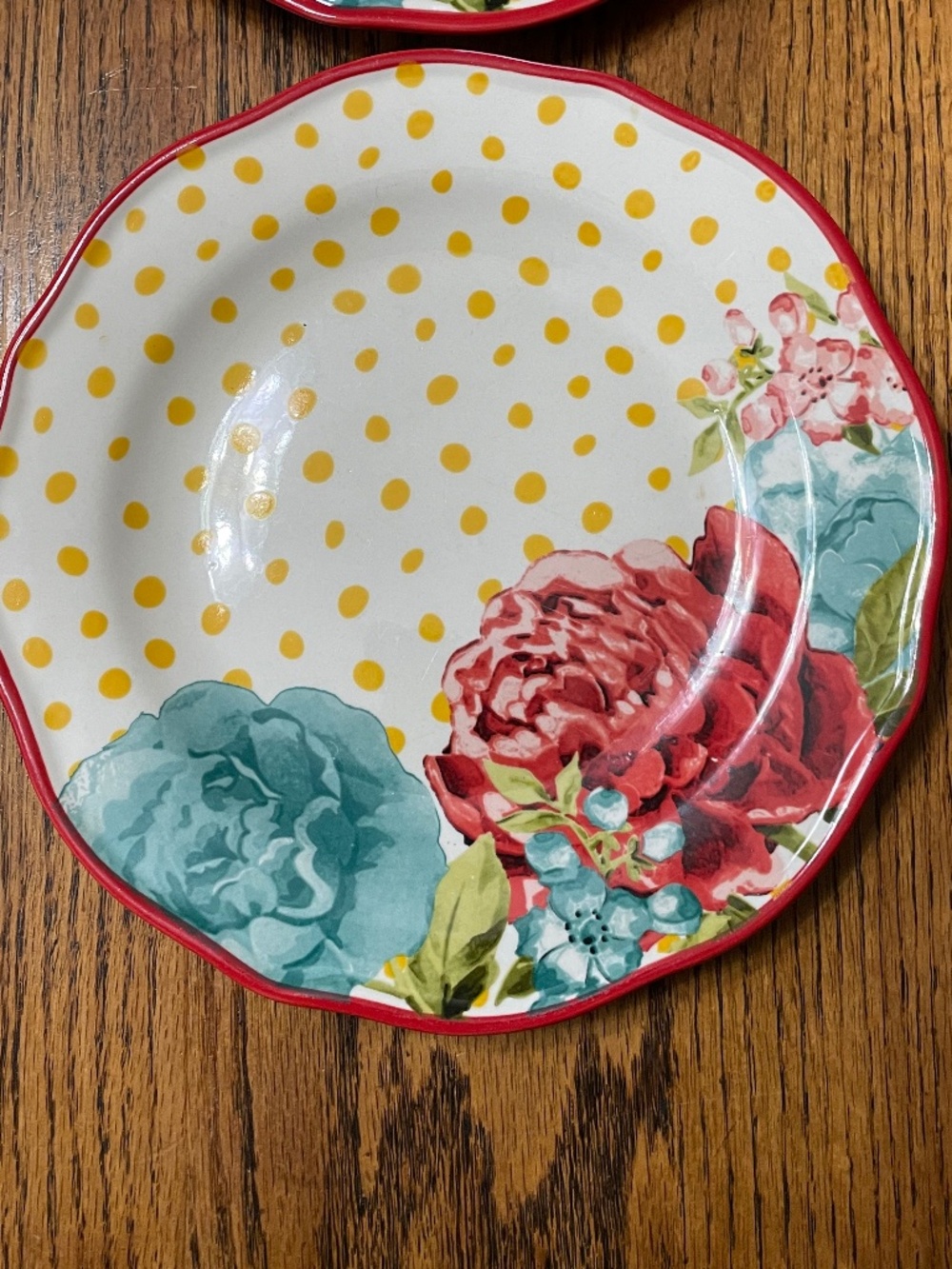 VG Set of 6 The Pioneer Woman ‘Blossom Jubilee’ Salad Plates